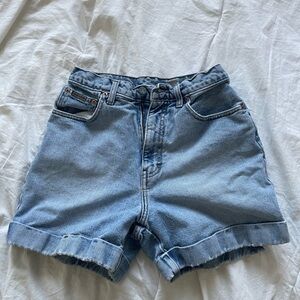 Vintage 90s Calvin Klein High Waisted Mom Jean Shorts